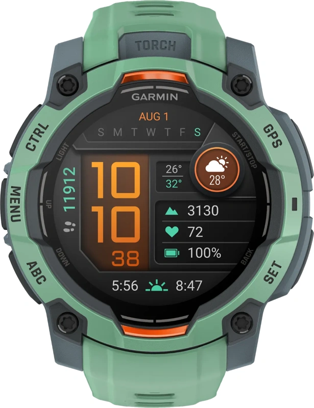 Garmin Instinct 3 45mm Groen