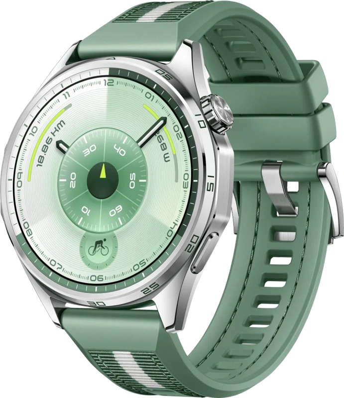 Huawei Watch GT 6 46 mm Zilver/Groen