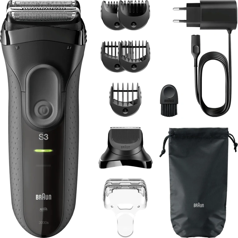 Braun Series 3+ 3000BT Grijs