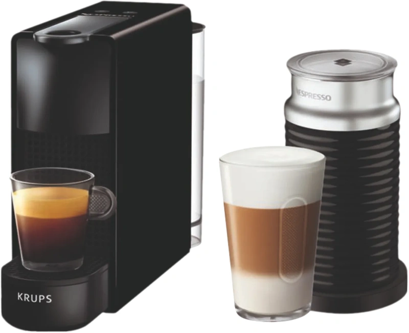Krups Nespresso Essenza Mini XN1118 Zwart + Melkopschuimer