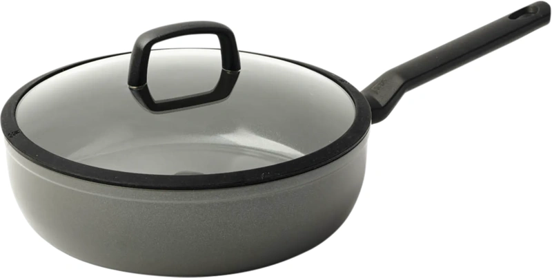 BK Balans Hapjespan met deksel 28 cm Grijs