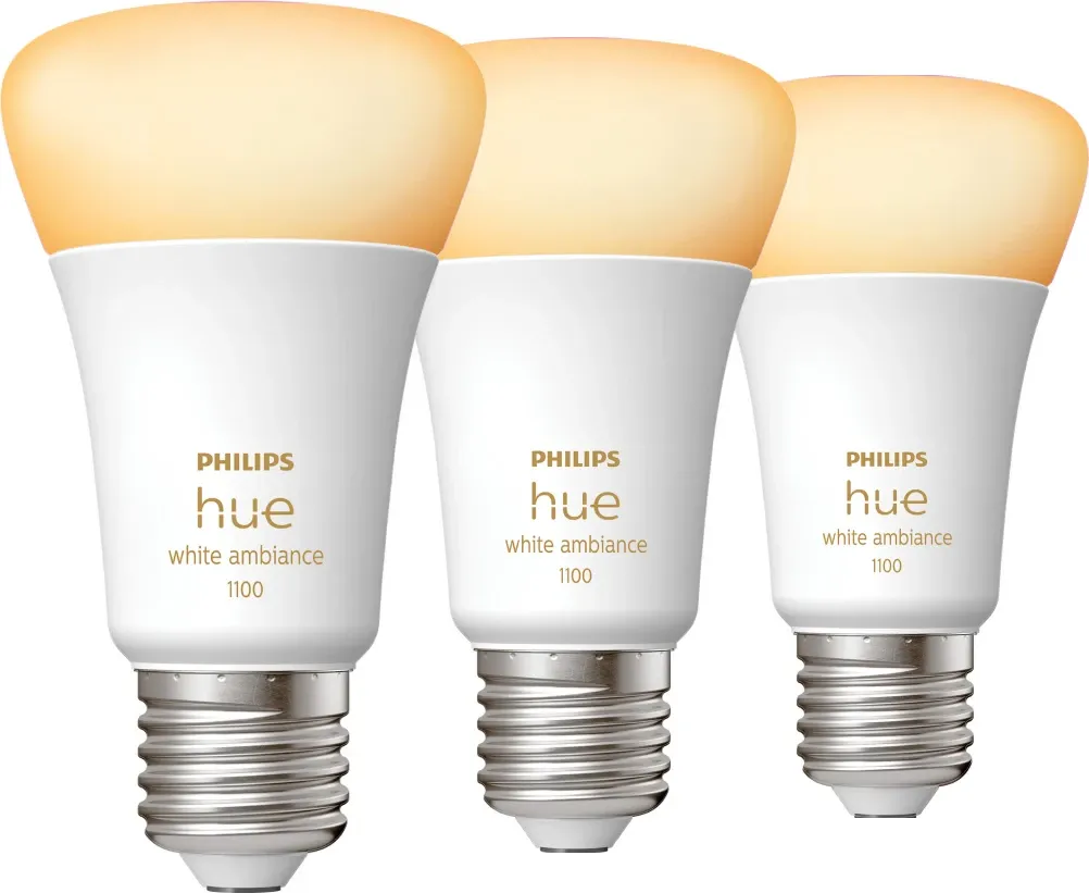 Philips Hue White Ambiance E27 1100lm 3-pack
