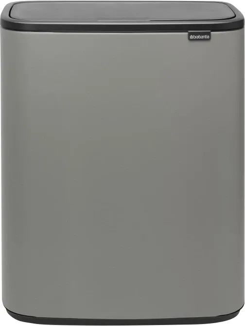 Brabantia Bo Touch Bin 2 x 30 Liter Mineral Concrete Grey
