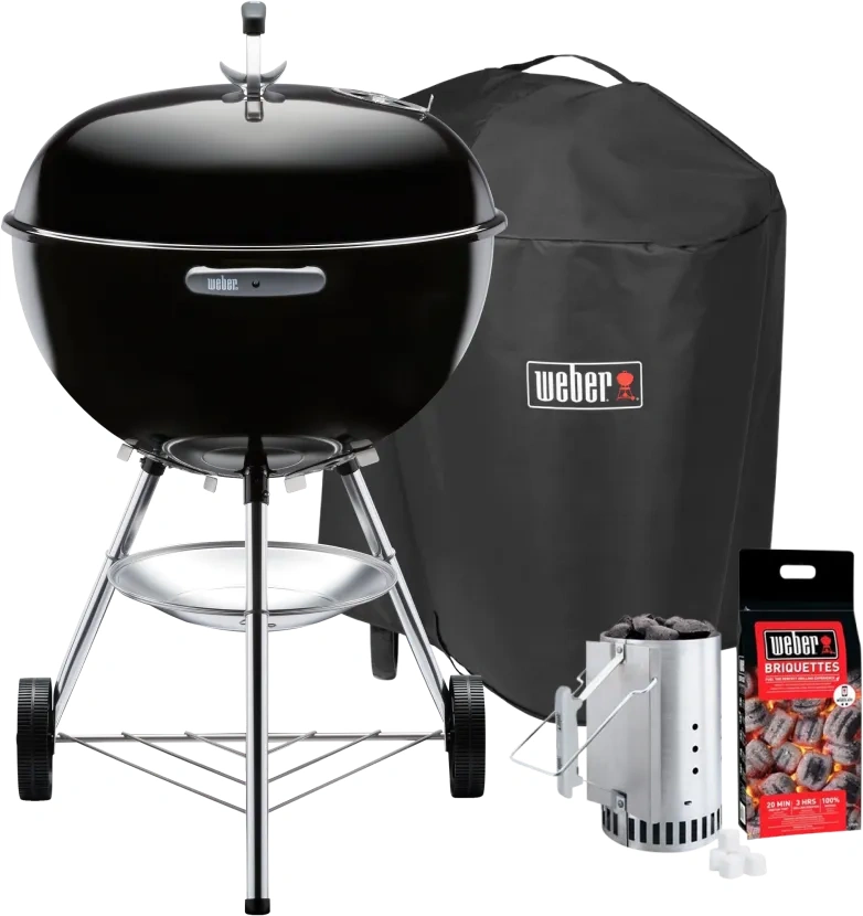 Weber Bar-B Kettle 57 cm Zwart Starterspakket