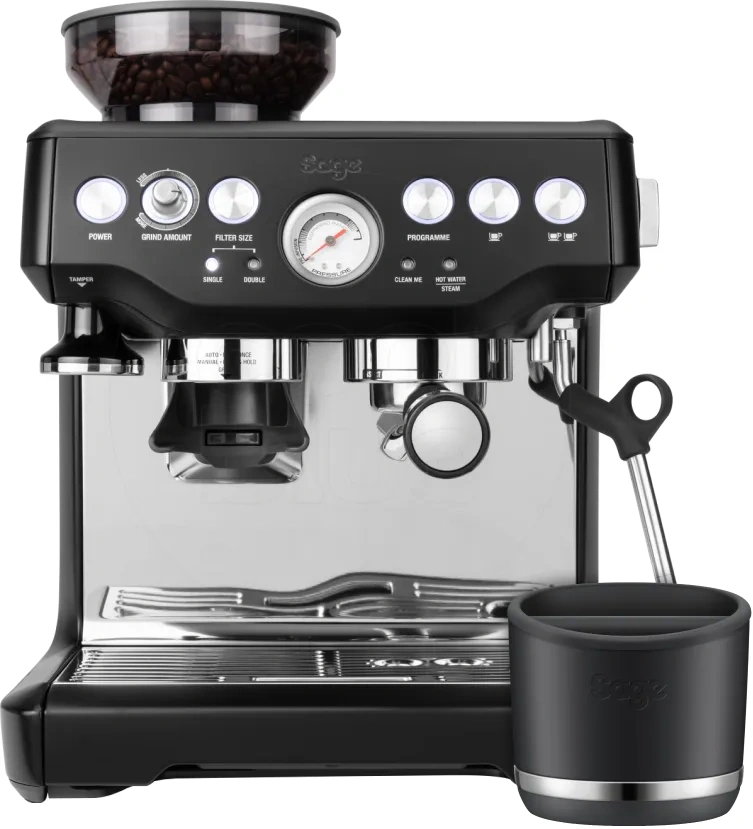 Sage Barista Express Black Truffle + uitklopbak