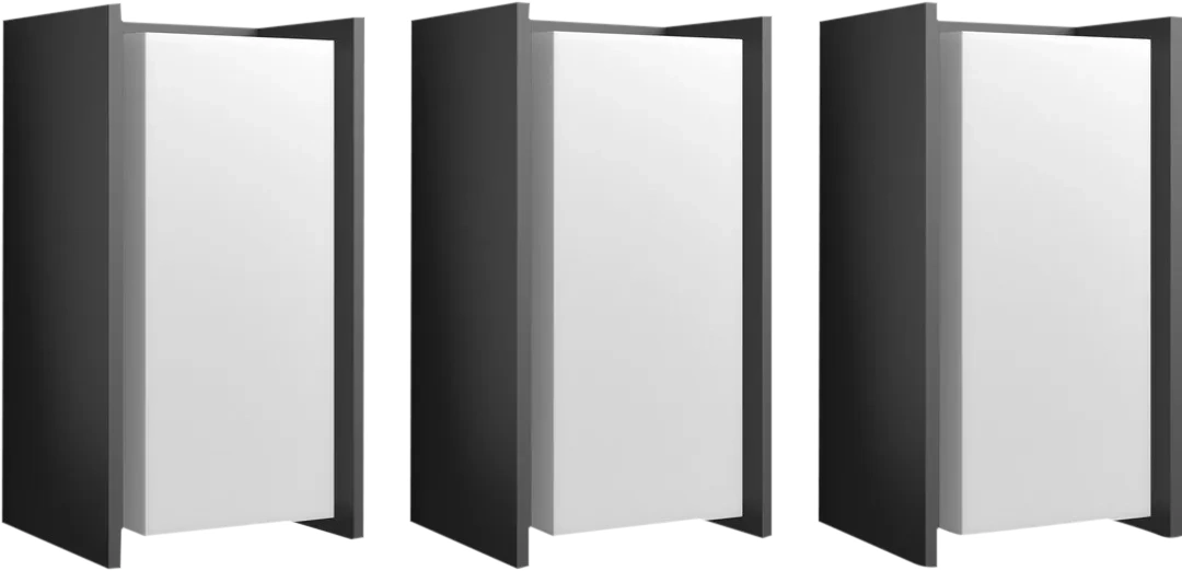 Philips Hue Turaco muurlamp White zwart 3-pack