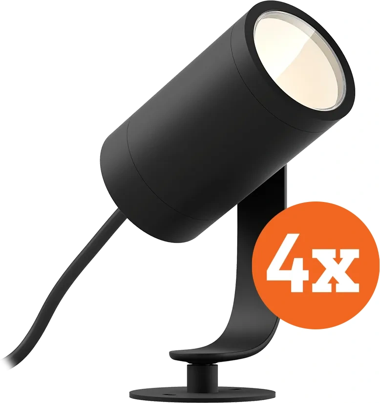 Philips Hue Lily Starter Pack White and Color prikspot 4-Pack