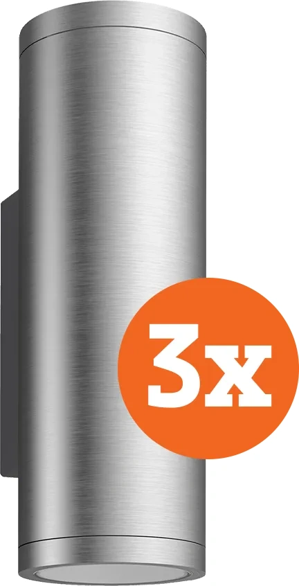 Philips Hue Appear muurlamp White & Color - RVS 3-Pack