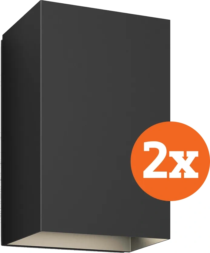 Philips Hue Resonate muurlamp White and Color zwart 2-pack