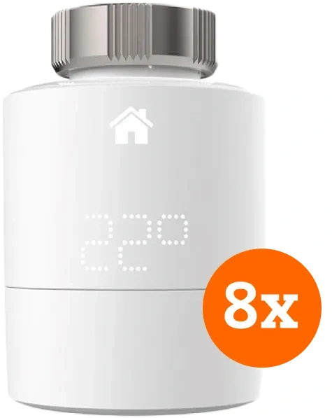Tado Slimme Radiatorknop uitbreiding 8-Pack