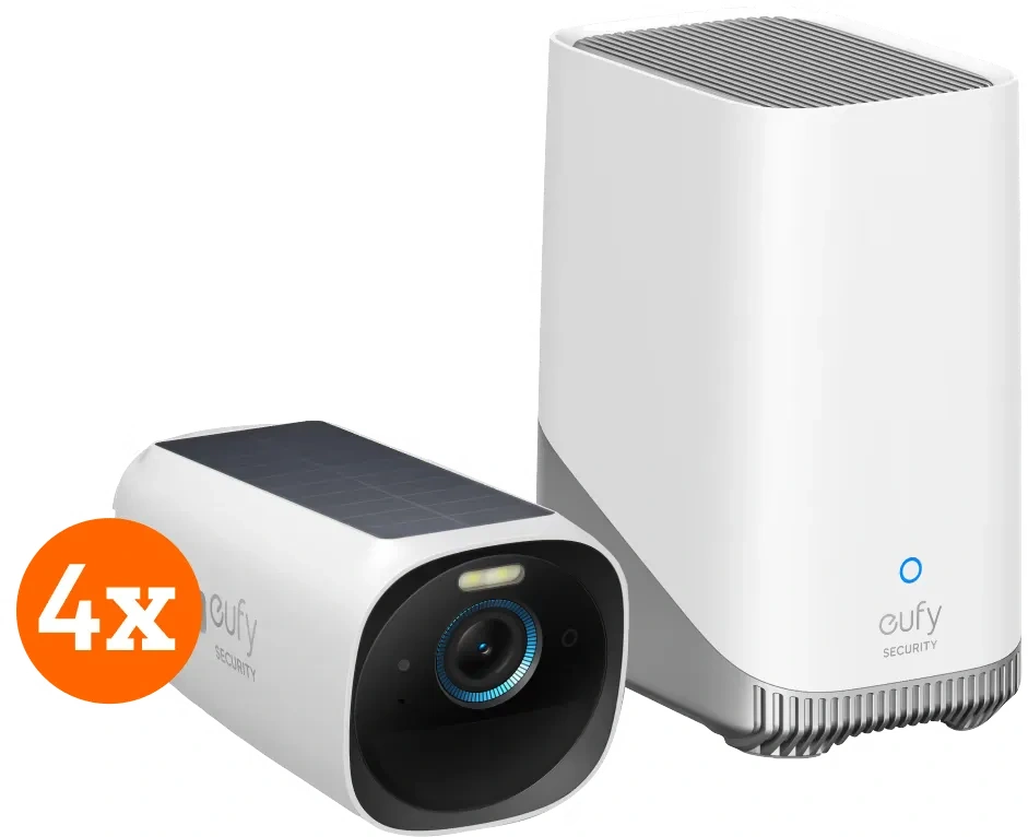 EufyCam 3 4-Pack + HomeBase 3