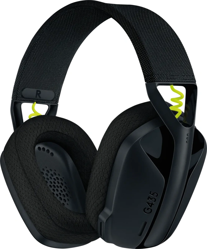 Logitech G435 LIGHTSPEED Wireless Gaming Headset Zwart
