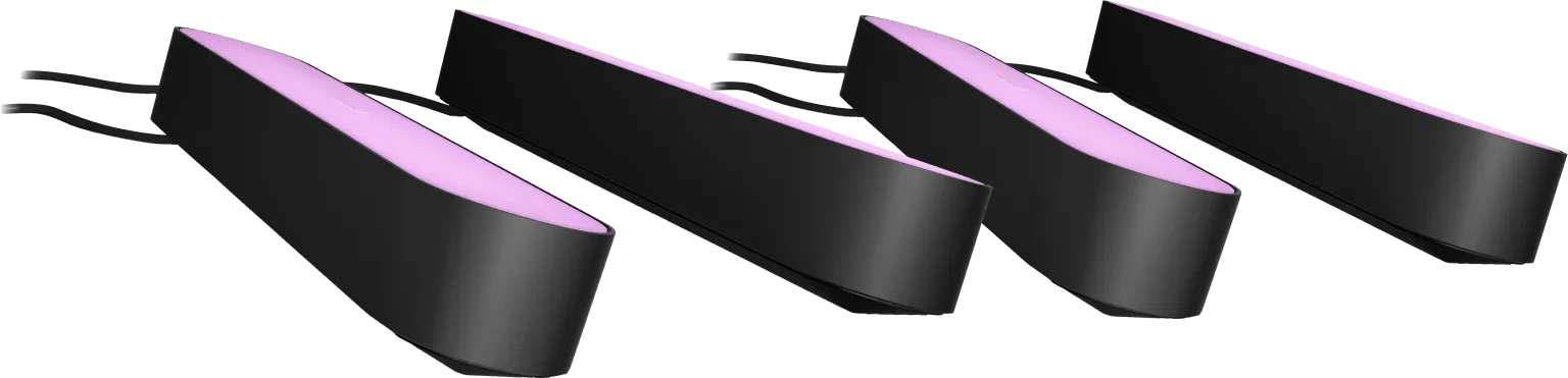 Philips Hue Play Lichtbalk White and Color Zwart 4-Pack