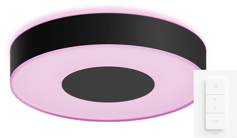 Philips Hue Infuse M plafondlamp White and Color Zwart + dimmer