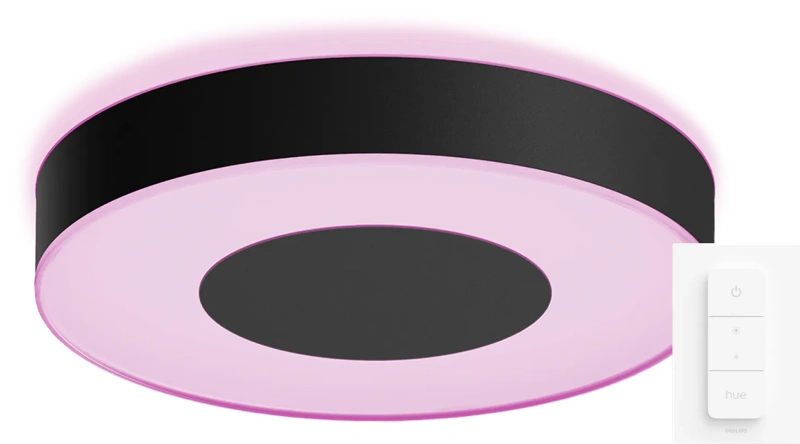 Philips Hue Infuse L plafondlamp White and Color zwart + dimmer