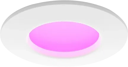 Philips Hue inbouwspot Slim - White and color - 90mm - wit