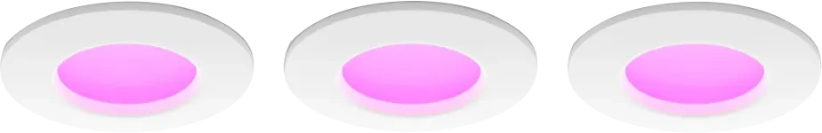 Philips Hue inbouwspot Slim 3-pack  - White and color - 90mm