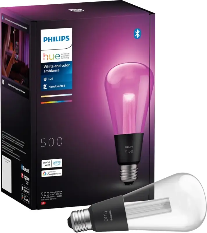 Philips Hue Lightguide Edison White and Color E27