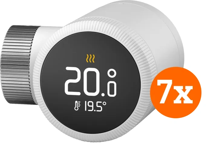 Tado Slimme Radiatorknop X 7-Pack (uitbreiding)