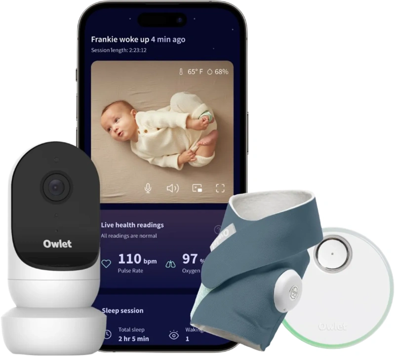 Owlet Cam 2 + Dream Sock Bedtime Blue OW-DSDUO-BL