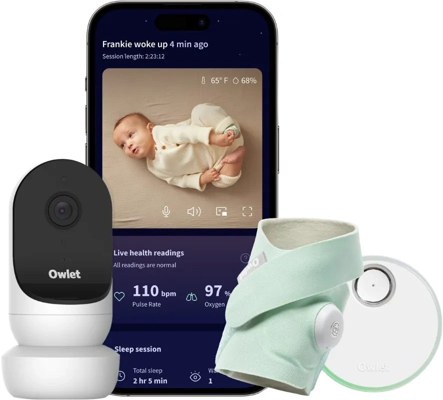 Owlet Cam 2 + Dream Sock Mint OW-DSDUO-MI