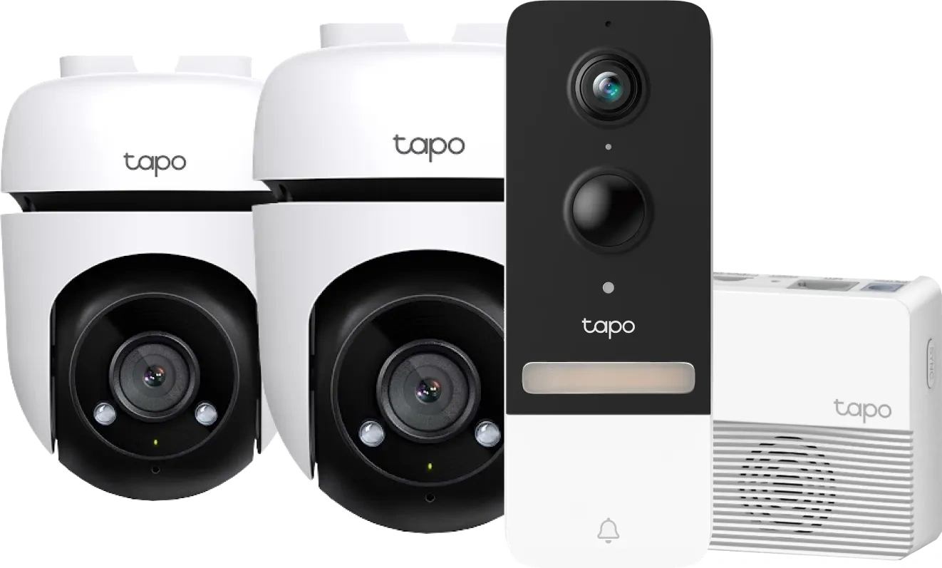 TP-Link Tapo C500 2-pack + Smart Battery Video Doorbell D230S1
