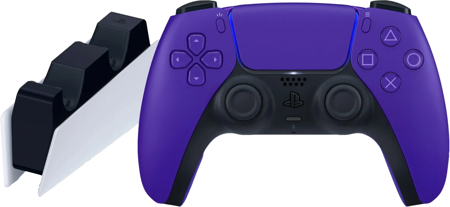 Sony PlayStation 5 DualSense draadloze controller Galactic Purple + oplaadstation