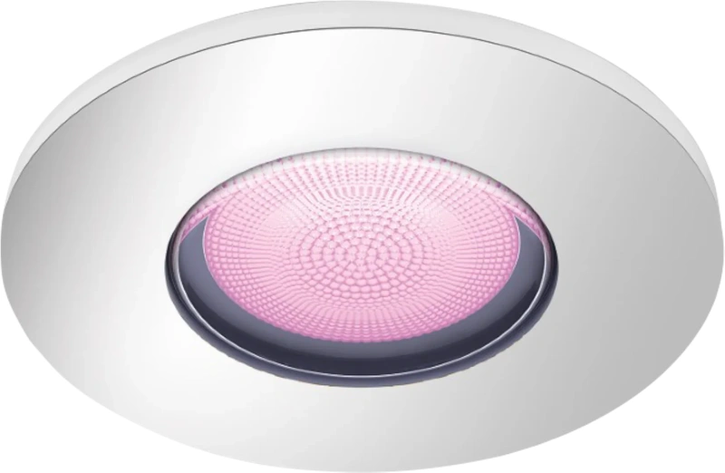Philips Hue Xamento badkamer inbouwspot White and Color - Chroom - Rond