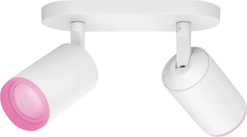 Philips Hue Fugato Opbouwspot White and Color - Wit - 2-spots