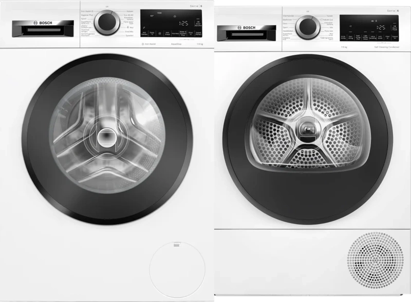 Bosch WGG244ZONL + Bosch WQG245D5NL