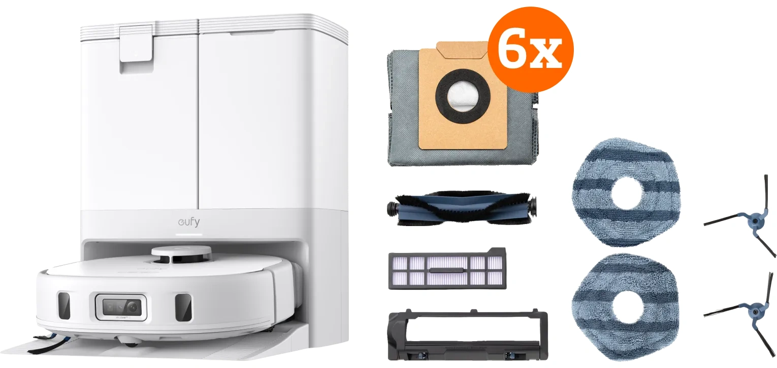 eufy X10 Pro Omni White Complete
