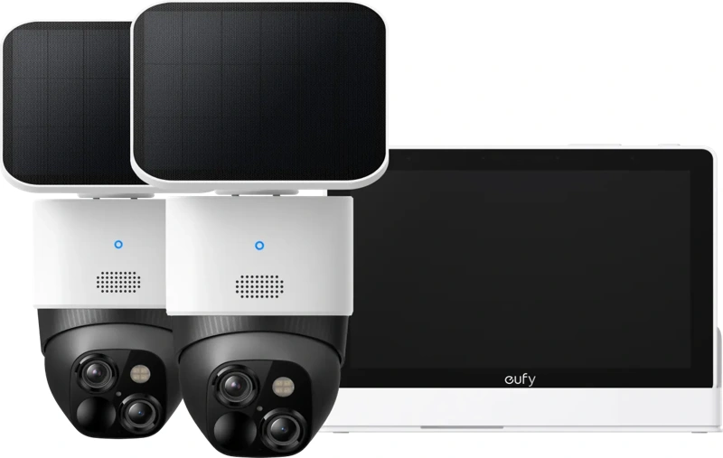 Eufy Solo Cam S340 Duo Pack + Smart Display E10