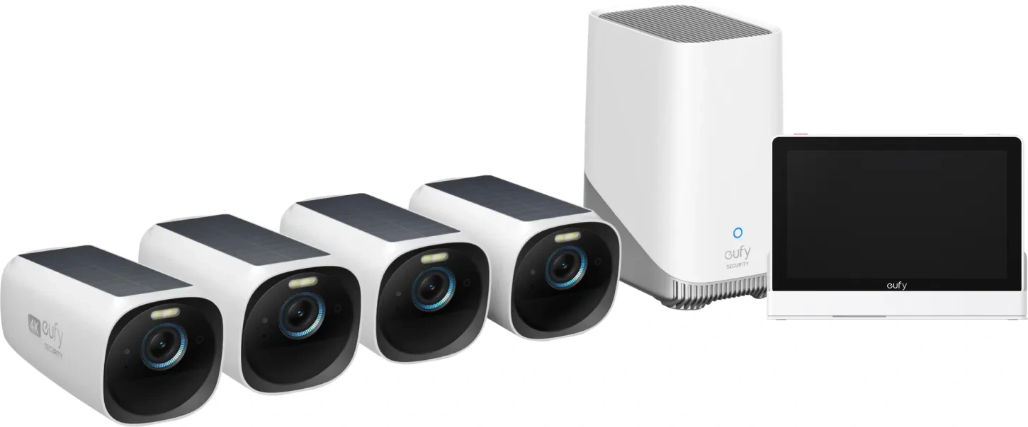 EufyCam 3 3-Pack + Smart Display E10
