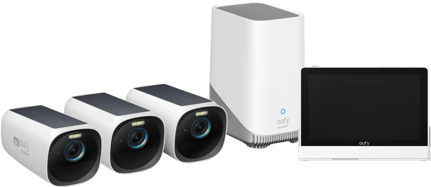 EufyCam 3 4-Pack + Smart Display E10
