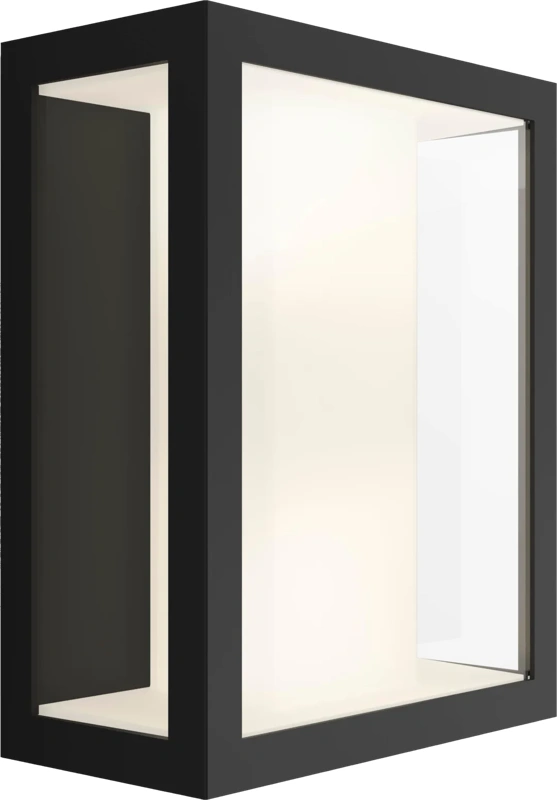 Philips Hue Impress muurlamp White and Color zwart breed