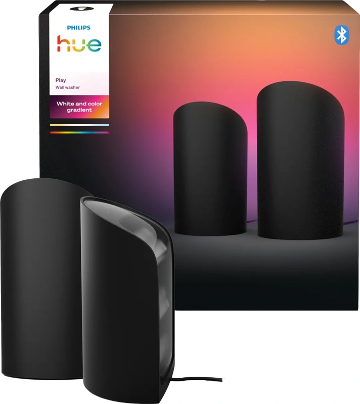 Philips Hue Play Wall Washer Zwart - 2-pack