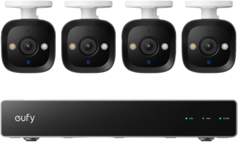 Eufy PoE Security System + NVR + E40 4-Pack