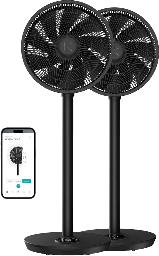 Duux Whisper Flex 2 Duo Pack Zwart