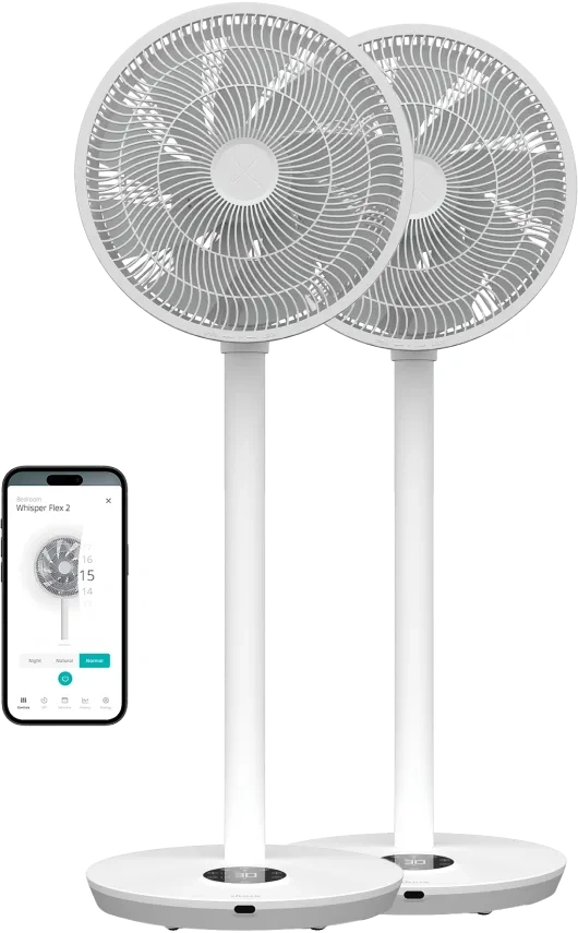 Duux Whisper Flex 2 Duo Pack Wit