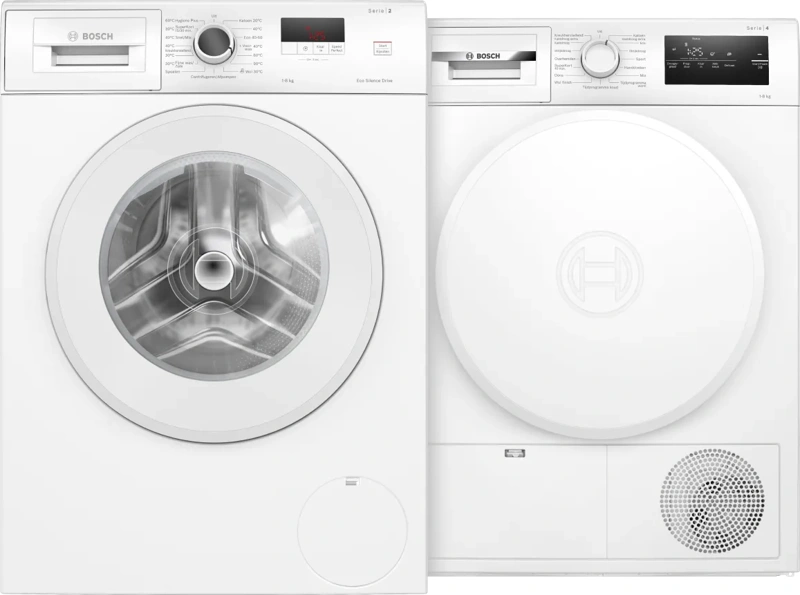 Bosch WGE0340CNL + Bosch WTH8300CNL