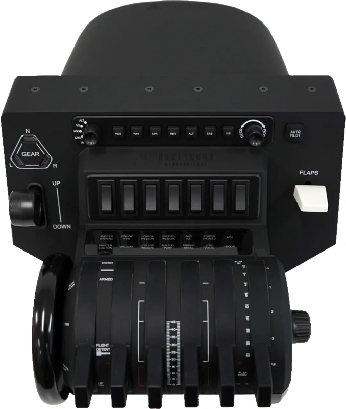 Honeycomb Bravo Throttle Quadrant met Auto Pilot en Annunciator Panel PC