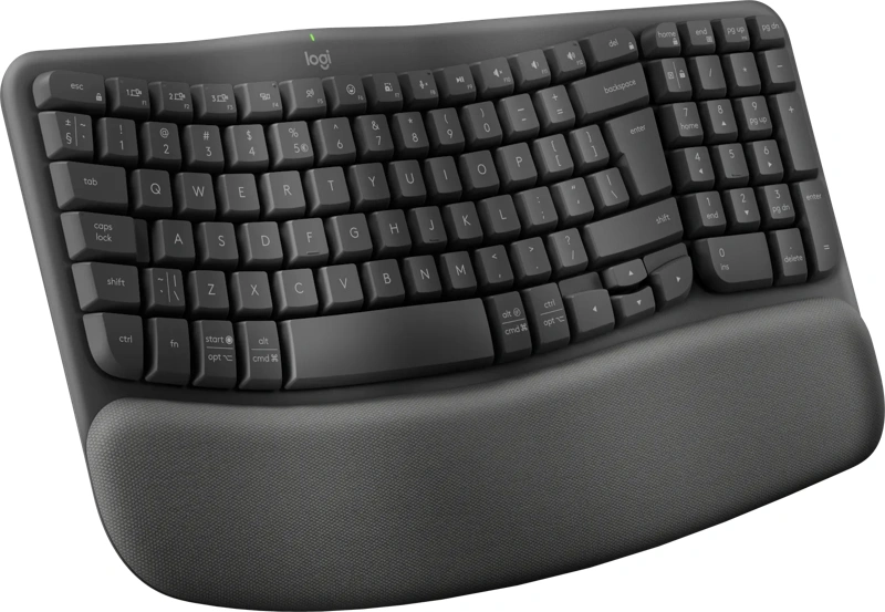 Logitech Wave Keys Draadloos Ergonomisch Toetsenbord QWERTY