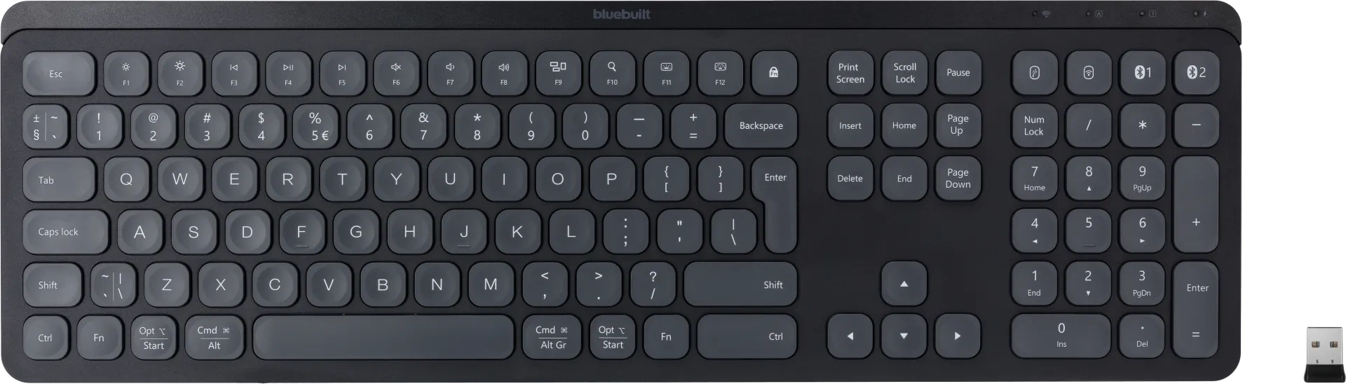 BlueBuilt Draadloos Bluetooth Toetsenbord Premium QWERTY