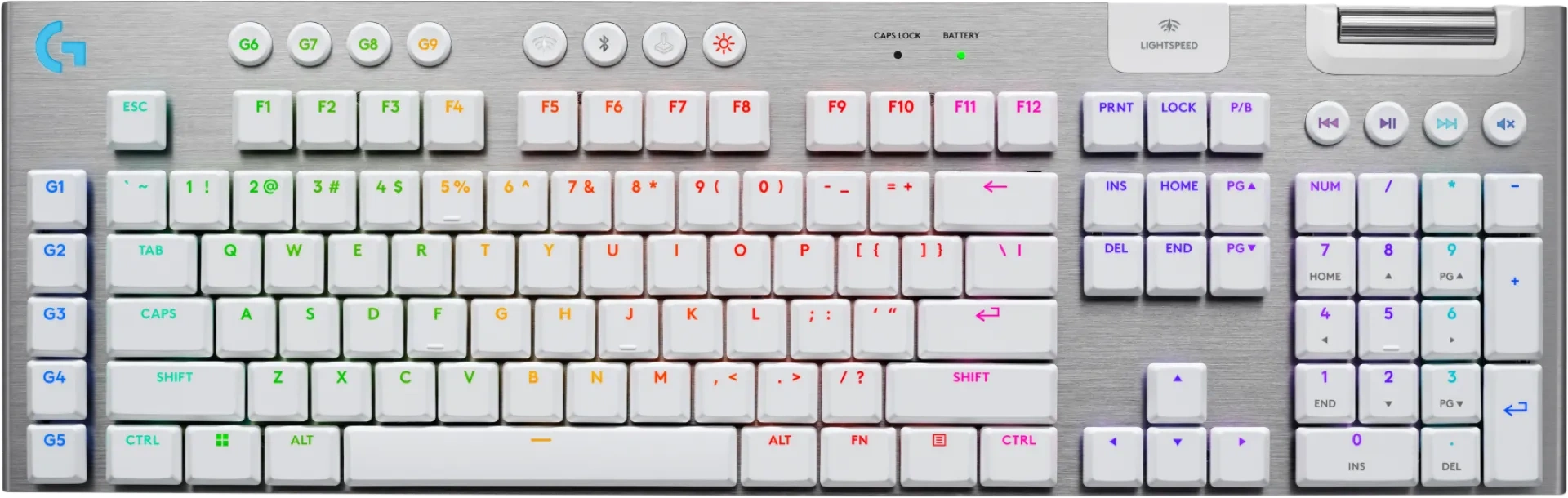 Logitech G915 X Lightspeed Wireless Gaming Toetsenbord Wit Qwerty