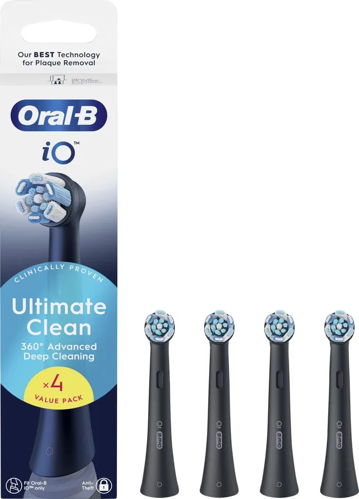 Oral-B iO Ultimate Clean Zwart (4 stuks)