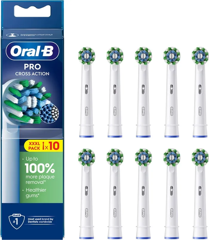 Oral-B Pro Cross Action Wit (10 stuks)