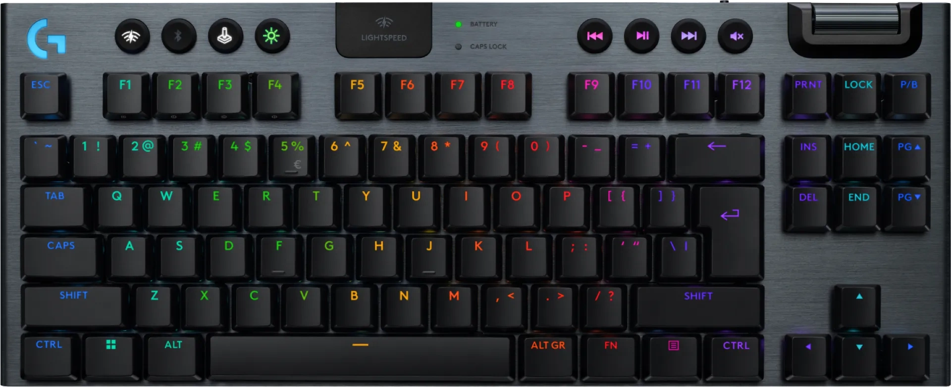 Logitech G915 X Lightspeed TKL Wireless Gaming Toetsenbord Zwart Qwerty