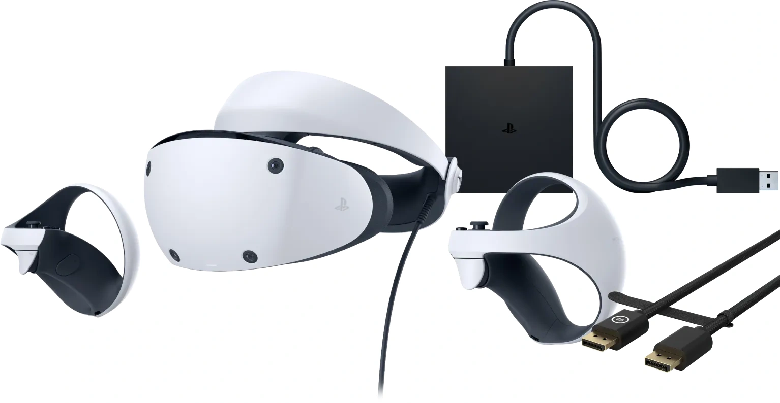 Sony PlayStation VR2 + PC adapter + DisplayPort 1.4 Kabel 3 Meter