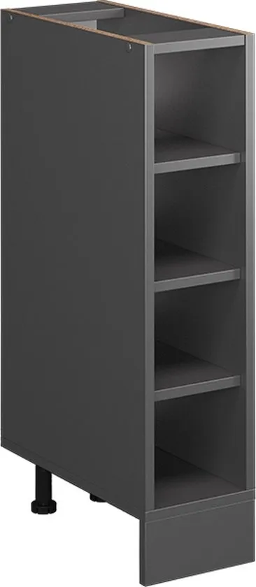 Vicco R-Line Keukenrek – 20 cm zonder werkblad Antraciet
