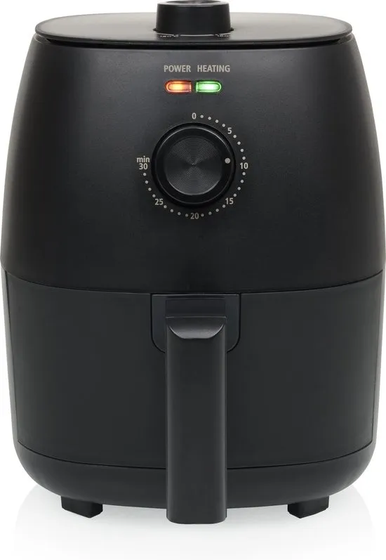Airfryer Tristar FR‑9014 – Mini Crispy Fryer – 2 Liter – Compact Heteluchtfriteuse voor 1–2 Personen – 1150W – Vetarm Bakken – Zwart